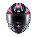 CAPACETE TEXX FECHA RAPTOR GENESIS AZU ROS BRANC BRIL 56