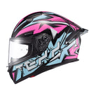 CAPACETE TEXX FECHA RAPTOR GENESIS AZU ROS BRANC BRIL 56