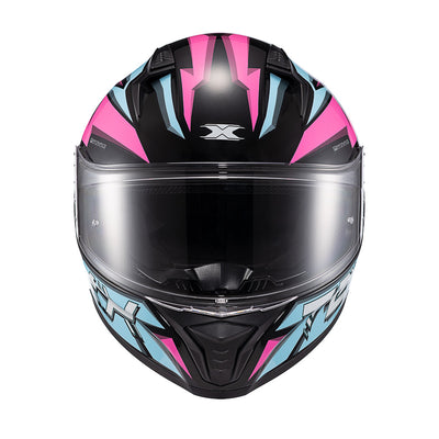 CAPACETE TEXX FECHA RAPTOR GENESIS AZU ROS BRANC BRIL 56
