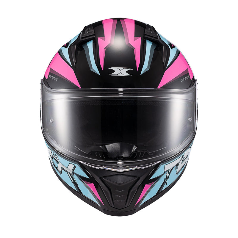CAPACETE TEXX FECHA RAPTOR GENESIS AZU ROS BRANC BRIL 56