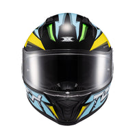CAPACETE TEXX FECHA RAPTOR GENESIS AZU AMARE BRANC BRIL 56