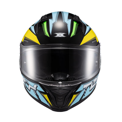 CAPACETE TEXX FECHA RAPTOR GENESIS AZU AMARE BRANC BRIL 56
