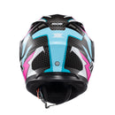 CAPACETE TEXX STRIKE RIDE AZU ROS BRANC PRET BRIL 60