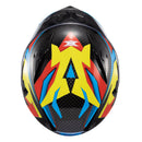 CAPACETE TEXX STRIKE RIDE AZU VERD VERM PRET BRIL 58