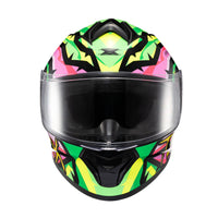 CAPACETE TEXX FECHADO SPIHE MAASAI VERDE ROSA 62