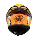 CAPACETE TEXX FECHADO SPIHE MAASAI LARANJA AMARELO 58