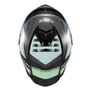 CAPACETE TEXX FECHADO SPIHE CUBE AZUL VERDE 58