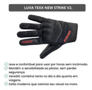 LUVAS TEXX NEW STRIKE PRET XXXXXL 5XL